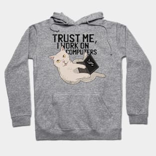 Computer Cat Hoodie